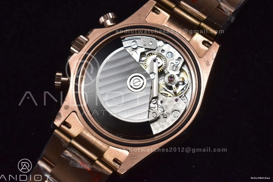 428 Best Crystal RG A Daytona Edition TWF on Black YG Bracelet Rainbow 116595RBOW Classic Dial 0419